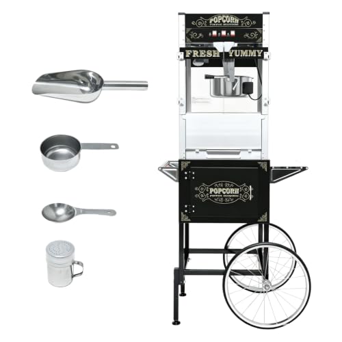 20 Oz Black Popcorn Popper