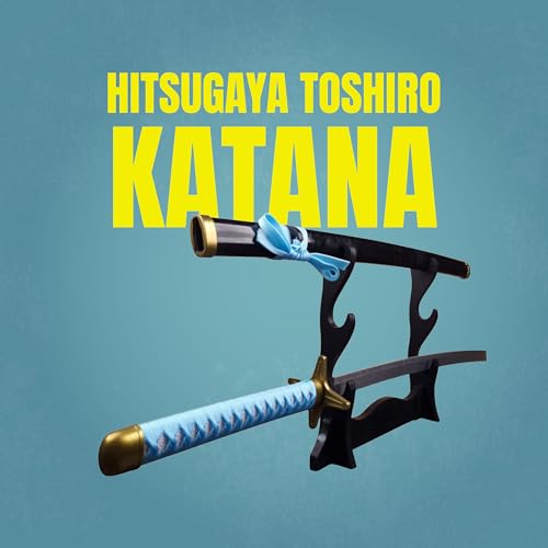 Image of OFFO Hyorinmaru Katana Replica 100cm | Anime Weapon of Toshiro Hitsugaya from Bleach | Lightweight Zanpakuto Prop for Cosplay, Collectors & Decorative Display