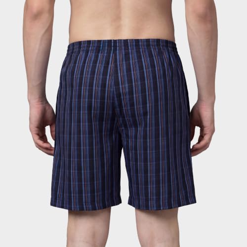 Image of Levi's 024 Boxer Shorts for Men | 100% Poplin Cotton | Checked Men's Boxers | Durable & Breathable | Smooth Hand-Feel | Inner Elastic Waistband | Functional Fly | Relaxed Leg Opening | Pack of 1
