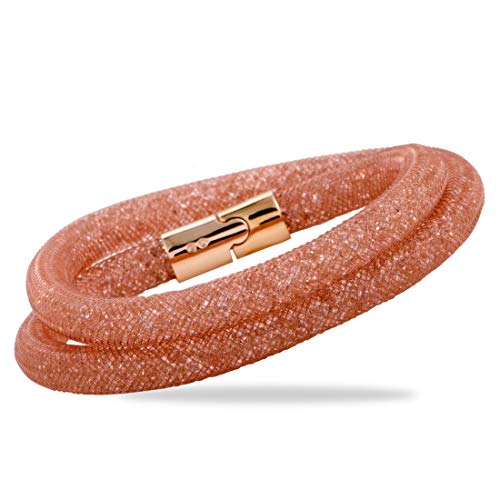 Swarovski Stardust Pink Double Wrap Bracelet 5089853
