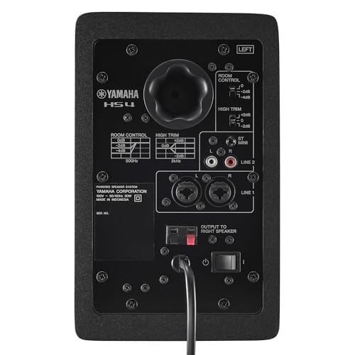 Yamaha HS4 B Powered Studio Monitor In Black thumb #2