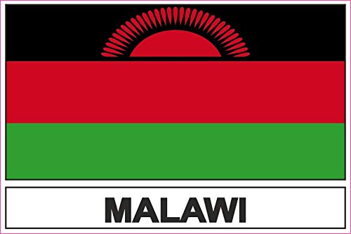 Akachafactory Autocollant Sticker Drapeau Mal Malawi