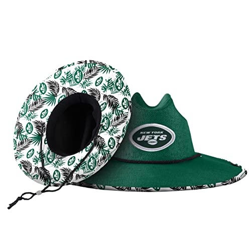 Image of New York Jets NFL Team Color Straw Hat