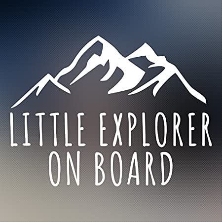 Little Explorer - Adhesivo para coche o camión, portátil, botella de agua, tabletas, etc