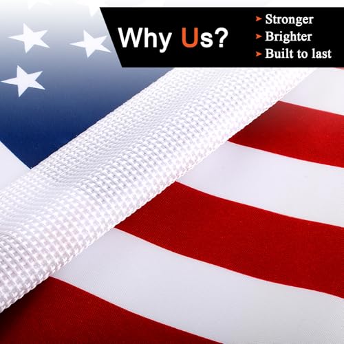 Image of FOVPLUE 15 inch x 11 inch American Flag Kit,Clamp On Motorcycle Flag Pole Mount for Harley Touring Hard Saddlebags,Trunk,Luggage Carrier,car /truck roll-down window,Fits Electra Glide /Road King /Street Glide