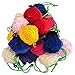 Moolecole 10pcs Rose Shopping Bag Foldable Bag Handle Bags Colorful Reusable Eco Bags Shoulder Tote
