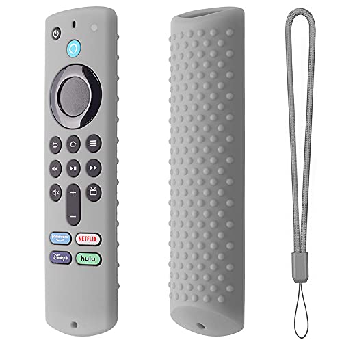 Capa remota/capa para Fire TV Stick (3ª geração), silicone à prova de choque e antiderrapante, capa
