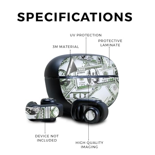 Image of Glossy Glitter Skin Compatible with Bose Ultra Open Earbuds - Phat Cash - Premium 3M Vinyl Protective Wrap Decal Cover - Easy to Apply | Crafted in The USA by MightySkins