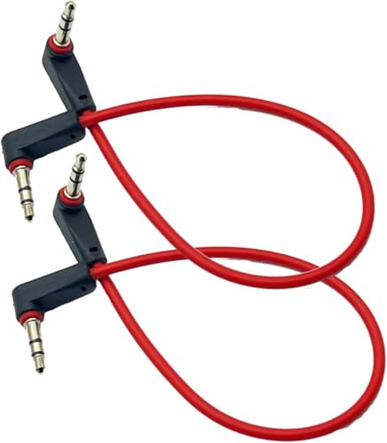 Cable Auxiliar 3.5mm Macho a Macho 8 pulgadas 2Pack miniatura 3