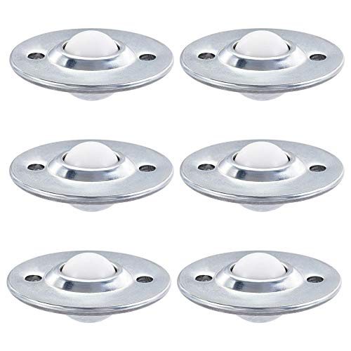 Roulement à billes nylon 16mm uxcell ultra silencieux charge 10kg pour guide de convoyage