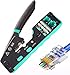 Gaobige Network Tool kit, Pass Through RJ45 Crimp Tool kit, Ethernet Crimper Cat6 Cat5 Cat5e Crimping Tool, Wire Tracker, 110/88 Punchdown Tool, Cat6 Pass Through Connectors, Stripper, Cutter