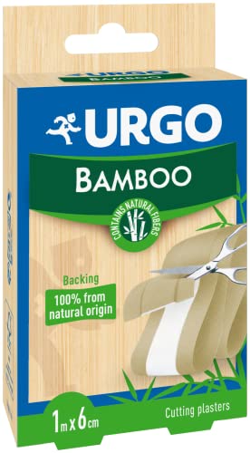 Urgo - Bambú - A partir de fibra de bambú 100% de origen natural - Banda recortable de 1 m x 6 cm