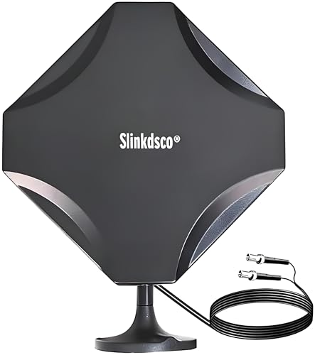 MIMO Antenna External 4G LTE 5G Dual TS9 Antenna Compatible with Netgear AT&T Nighthawk M7 Pro MR6110 MR6150 MR6500 M6 Pro M1 MR1100 Verizon Hotspots Router, Boosts Home RV Internet, Slinkdsco