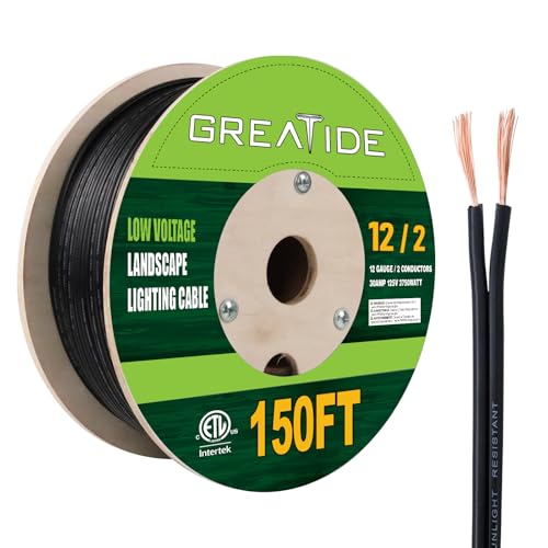 GREATIDE 12/2 Landscape Wire 150 Feet