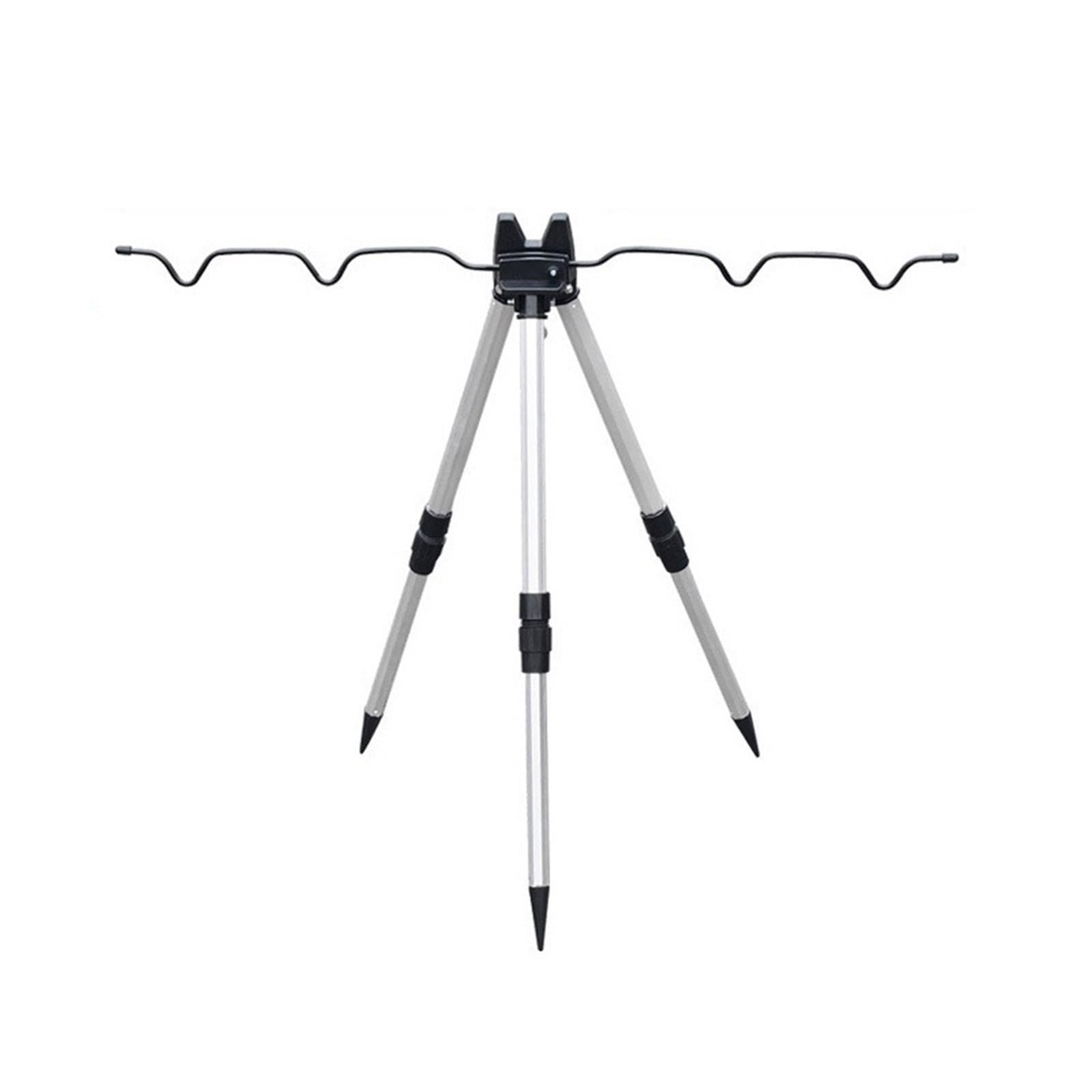 XCTDSVAH Rod Rests Fishing 1 Pcs Telescopic Aluminum Alloy Holder For Sea Fishing Rods Triangular For Casting Support For Angling