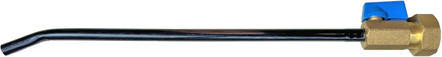 Camper/RV water heater flush wand | Reverse rv Sediment Cleaner with Copper Handle | Easily Attaches to Standard Garden Hose & include Sealing tape
