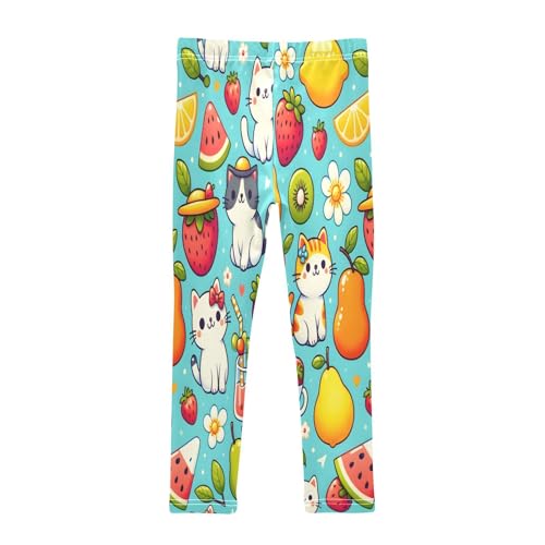 Toddler Girls Leggings Printed Yoga Pants Leggings Summer Animals and Fruit for Kids2