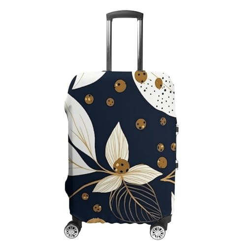 Leaves And Berries Luggage Cover, Washable Elastic Suitcase Cover Protector Fit 18-32 Inch Luggage