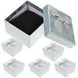 PLAFOPE Cajas de Obsequio Plegables con Tapa y Cinta, Tamaño Compacto 9x8,5x5,5 Cm, Papel Kraft Reforzado, Paquete de 6 Unidades para Embalaje y Regalos Pequeños en Cumpleaños y Bodas