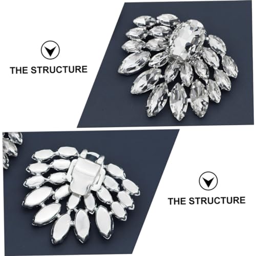 Boucles de chaussures accessoires strass pour un cadeau de mariage inoubliable - 7