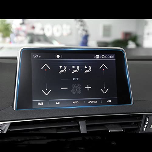 Protection verre trempé anti-rayures pour écran GPS Peugeot 3008 GT