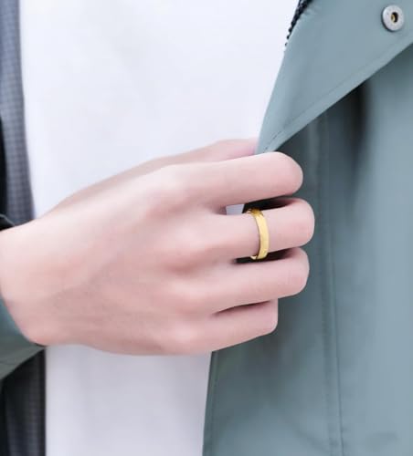 VQYSKO Hammered Tungsten Carbide Wedding Band Ring for Men Women2