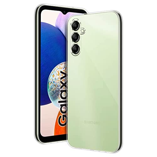 Image of COVERBLACK Soft Rubber Silicon Clear Case Back Cover Compatible for Samsung Galaxy A17 5G - Transparent