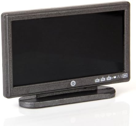 Sharprepublic ミニチュア 液晶テレビ模型 キャビネット 1 12スケール ドールハウス 人形ハウス 飾り 2色選ぶ ホワイト ブラック B086mls1h7 7円