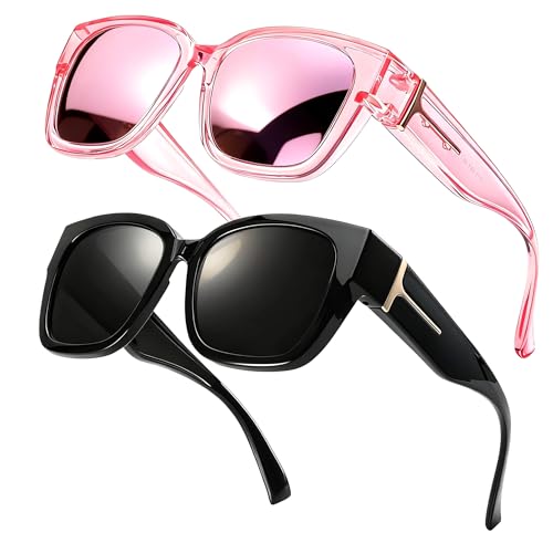 LVIOE Polarized Fit Over Sunglasses for Women