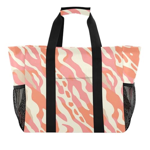 Bags And Totes Foldable Beach Tote Bag With Pockets Canvas Laundry Bag Travel