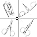 Stainless Steel Folding Scissors Portable Foldable Travel Scissors (S)