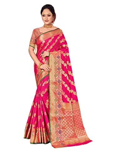 Sari en soie Banarasi gajri parfait pour le Rakhi Festival