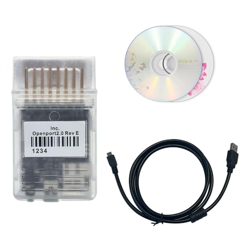 OBD2 K-CAN Diagnostic Cable for Openport 2.0 ECU,...