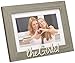 Malden International Designs 4x6 or 5x7 The Girls! Distressed Expressions Picture Frame Silver Finish The Girls! Word Attachment Gray Textured Wood Grain Finish MDF Frame White Beveled Mat