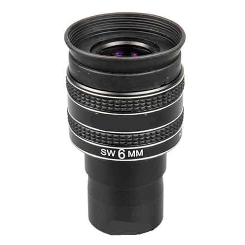 Ocular de 6mm y 1.25 pulgadas con 58 grados para telescopio astronómico