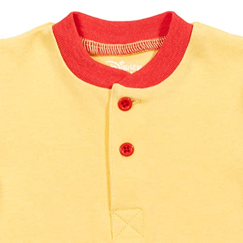 Disney Winnie The Pooh Tigger Tiger Pig Newborn Baby Boys 2 Pack Rompers Orange/Yellow 6-9 Months #TOP4