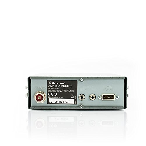 Midland Alan QUARANTOTTO Radio CB, Nero/Argento - Image 4