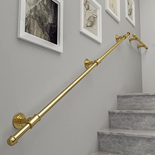 Main courante de style moderne en fer forge dore de 180cm