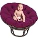 WENNEWU Coussin de Chaise en Coton Couleur Unie Papasan, éPaissir Les Coussins Chaise Pivotants Ronds Suspendus pour Oreiller SièGe ExtéRieur IntéRieur,Outdoor5,60X60CM