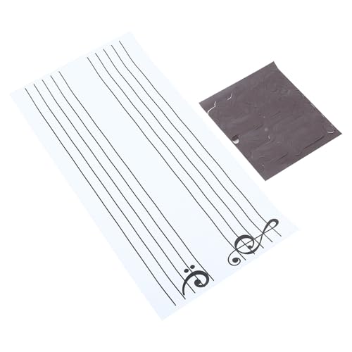 Tableau blanc magnétique en PVC pour corriger les notes de musique