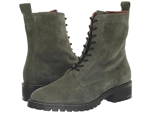 Lucky Brand Kancie bottes de combat rangers en cuir noir pour femme