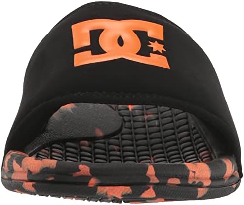 DC Men's Bolsa Slide Sandal, Orange/Black, 6 | Image 1