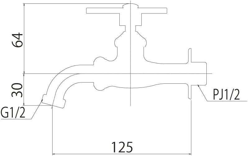 万能ホーム胴長水栓 スミレハンドル BHD13-S 庭の手洗いや水やりに 水生活製作所 ミズセイ (鋳肌) 【ブラックオイルブラッシュクレーンブラスシングルハンドルデッキマ】