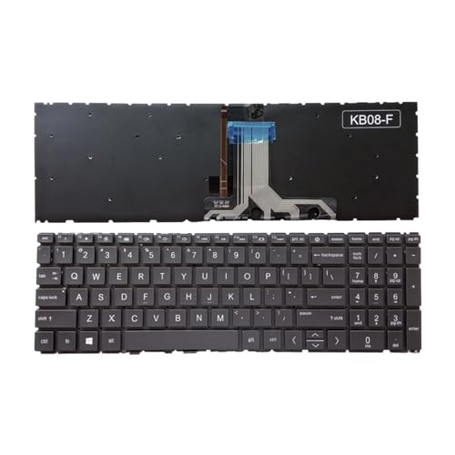 Clavier rétroéclairé HP 15-EG 17-CN noir résout vos touches bloquées (US)