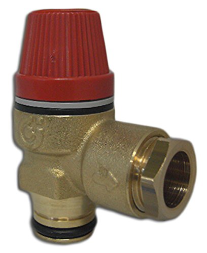 Heatrae Sadia 6 Bar Pushfit Safety Pressure Relief Valve O-Ring Type - 312469