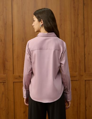 Image of Cotton Sateen Regular fit Shirt