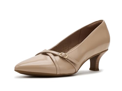Clarks Collection Women's Kepley Star Pump, Beige Leather, 5 Medium US by Clarks - Used condition - US$55.15