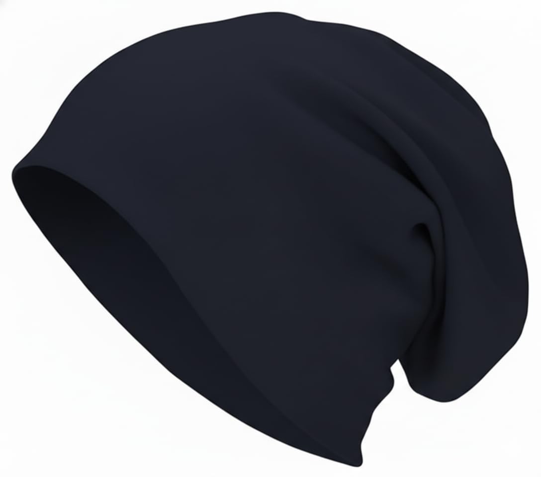 SATKARTAR Premium Double Layer Cotton Slouchy Beanie & Skull Cap - Breathable Helmet Liner for Men & Women - All-Season Soft Knit Sleep Hat & Chemotherapy Cap - One Size Fits All-image-43