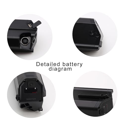 Tnvodejo E-Bike Pedelec Battery 36V 14Ah Reention Dorado Plus with Charger, Suitable for 250W/350W/500W/750W/1000W Motors, for NCM Bike