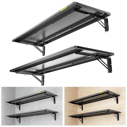 Aecxm Folding Storage Rack Shelf - 2 Pack